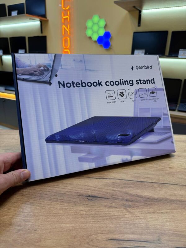 Охолоджуюча підставка Gembird 15.6" USB, 2 вентилятори