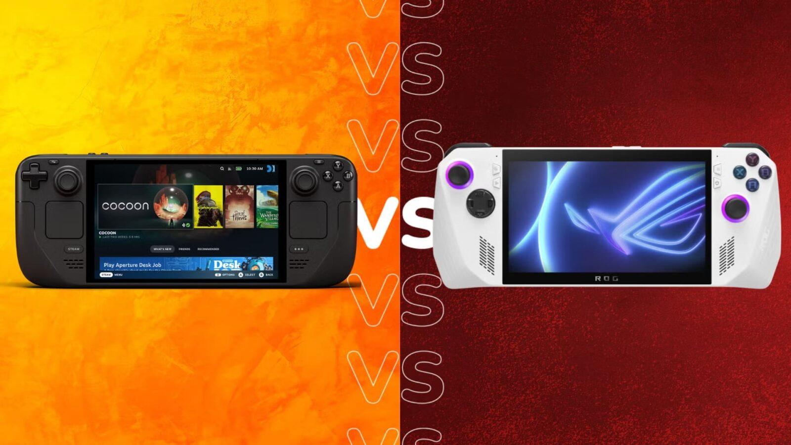 Steam Deck OLED vs ASUS ROG Ally: що краще для портативного геймінгу у 2025?