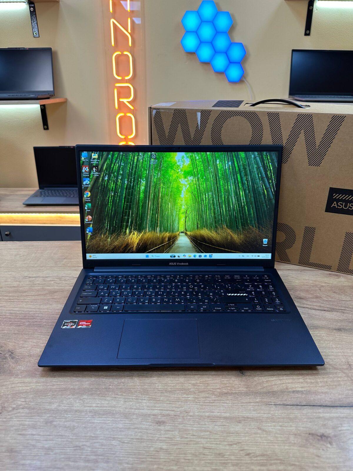 ASUS VivoBook M1502 / Ryzen 5 7530U / 16GB DDR4 / SSD 512GB / Radeon Graphics / 15.6" IPS (ТР) - Зображення 1