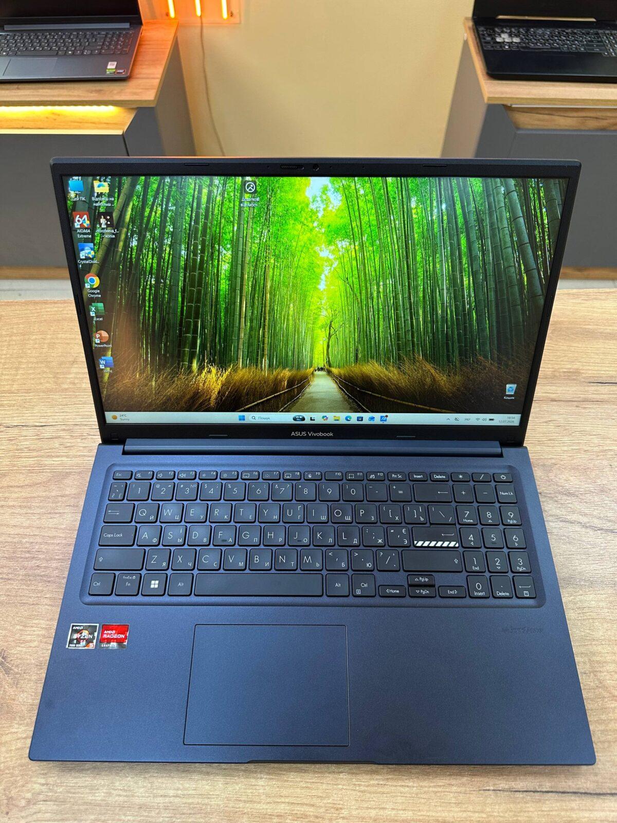 ASUS VivoBook M1502 / Ryzen 5 7530U / 16GB DDR4 / SSD 512GB / Radeon Graphics / 15.6" IPS (ТР) - Зображення 6