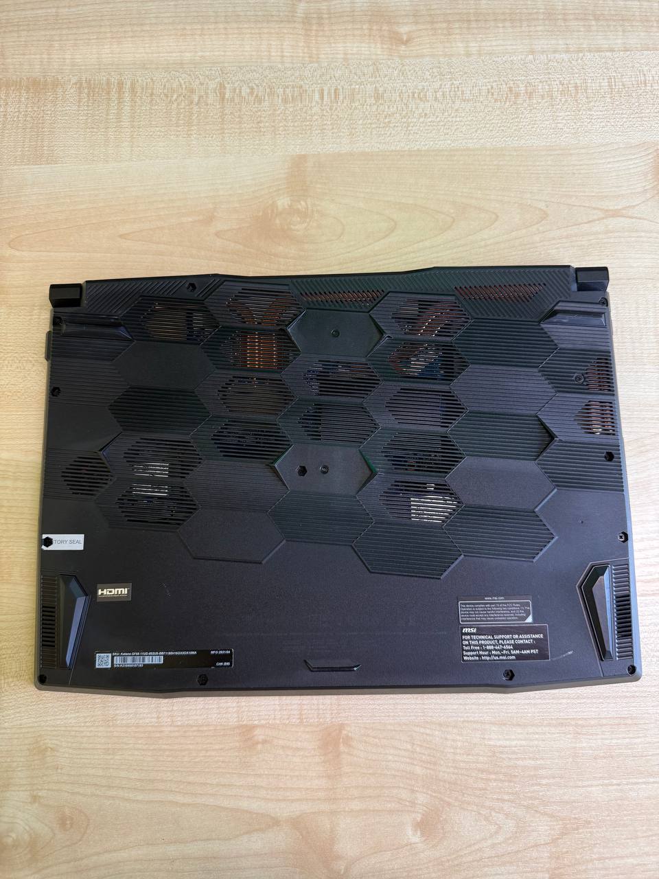 MSI Katana GF66 i7-11800H / RTX 3050 Ti / 16GB / SSD 512GB / FullHD 144Hz — фото 6