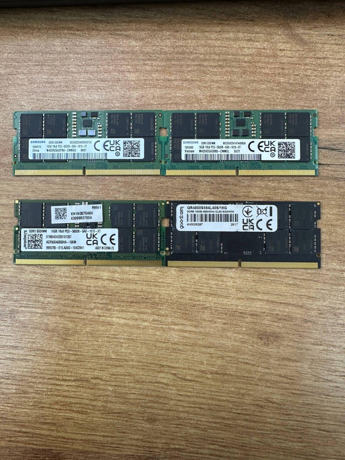 DDR5 SO-DIMM 16GB для ноутбука — фото 2