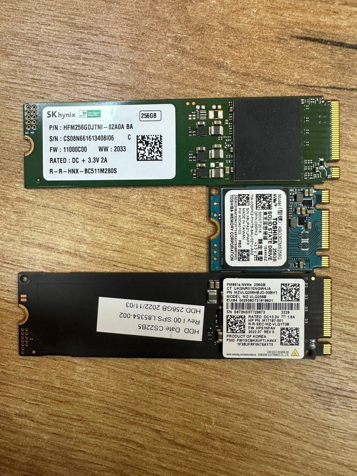 SSD NVMe M.2 256GB