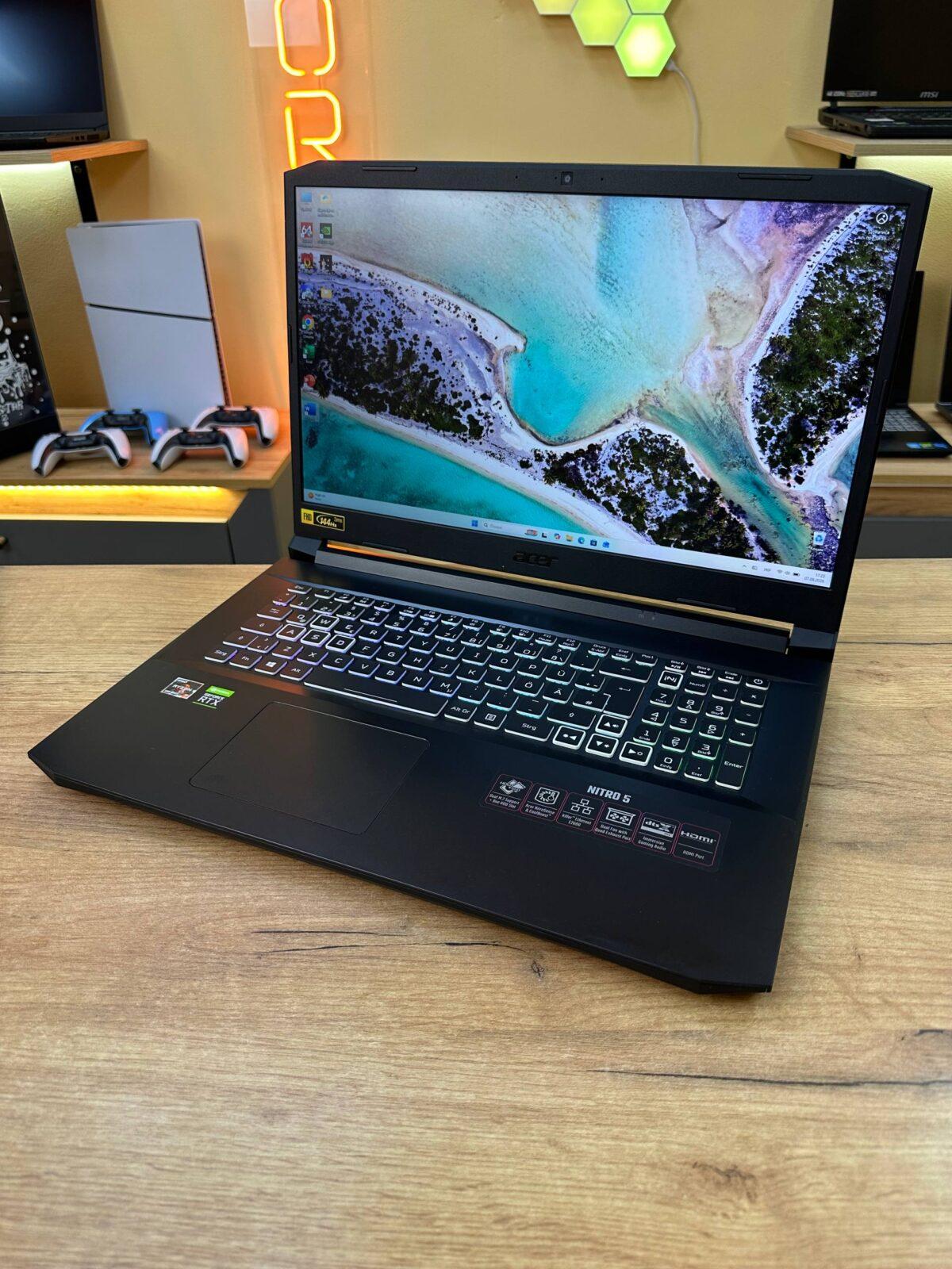 Acer Nitro 5 AN517-41 Ryzen 7 5800H RTX 3070 17.3″ 144 Гц — фото 2