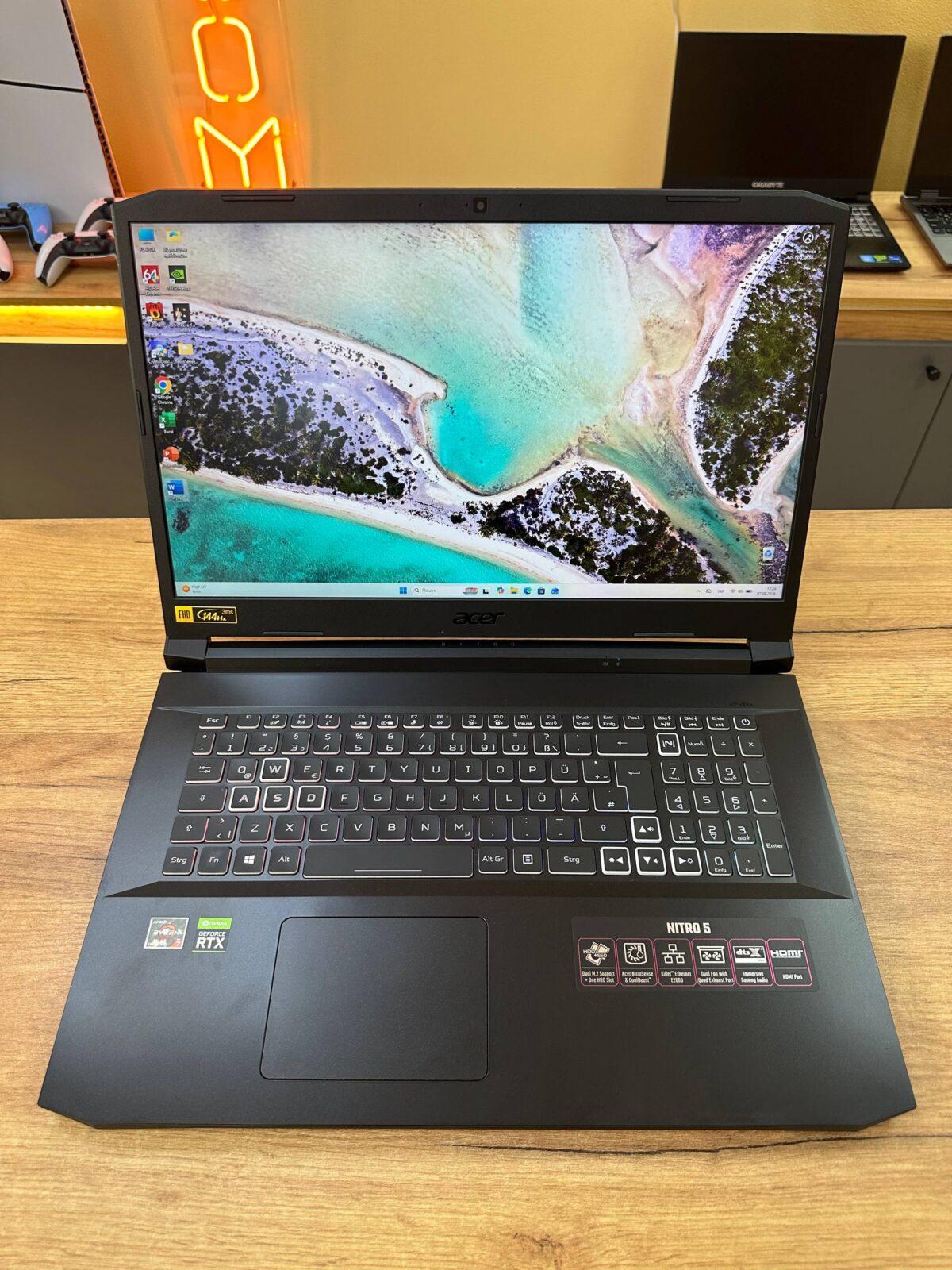 Acer Nitro 5 AN517-41 Ryzen 7 5800H RTX 3070 17.3″ 144 Гц — фото 6