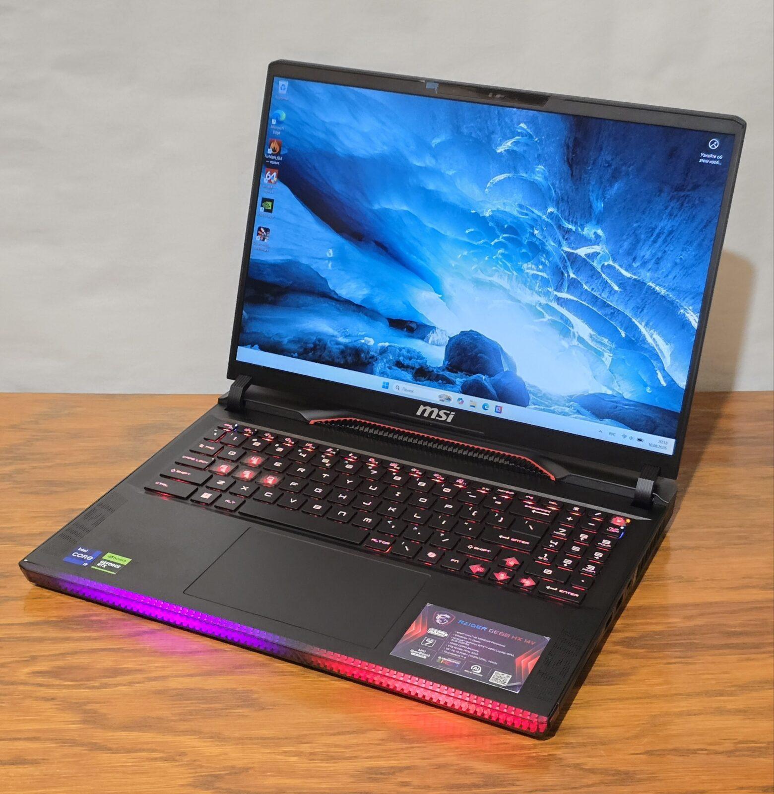 MSI Raider GE68 HX 14VGG i9-14900HX / RTX 4070 / 16GB / 1TB / 16″ 144Hz — фото 2