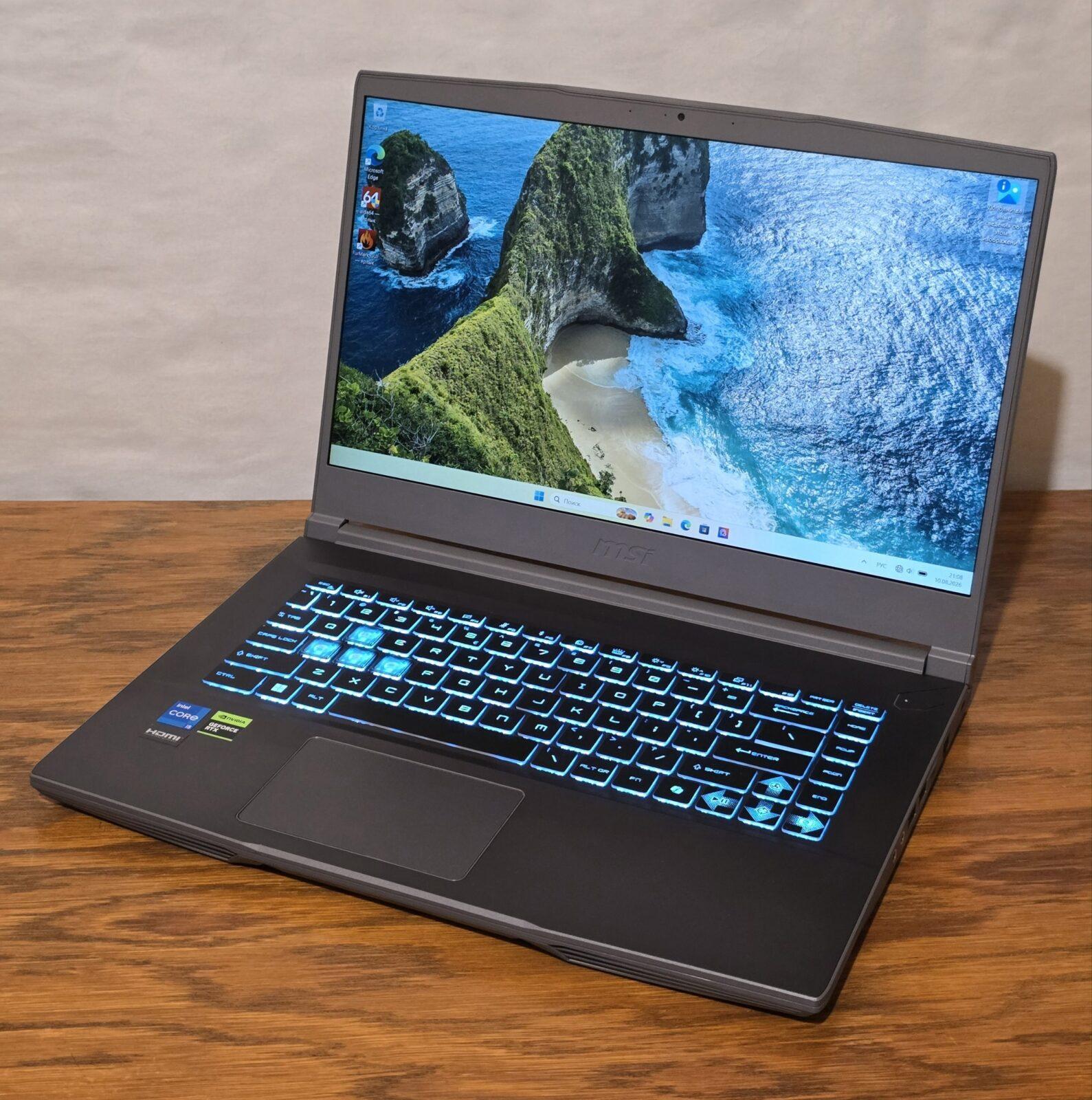 MSI Thin 15 B13VF / i5-13420H / RTX 4060 / 16 ГБ / 500 ГБ / 144 Гц — фото 2