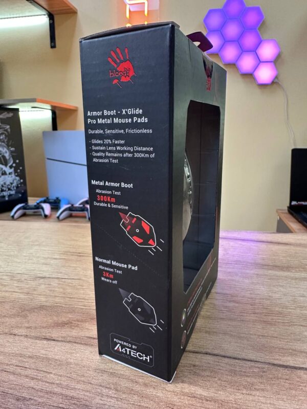A4Tech Bloody Q50 Neon XGlide USB Black Ігрова мишка — фото 4