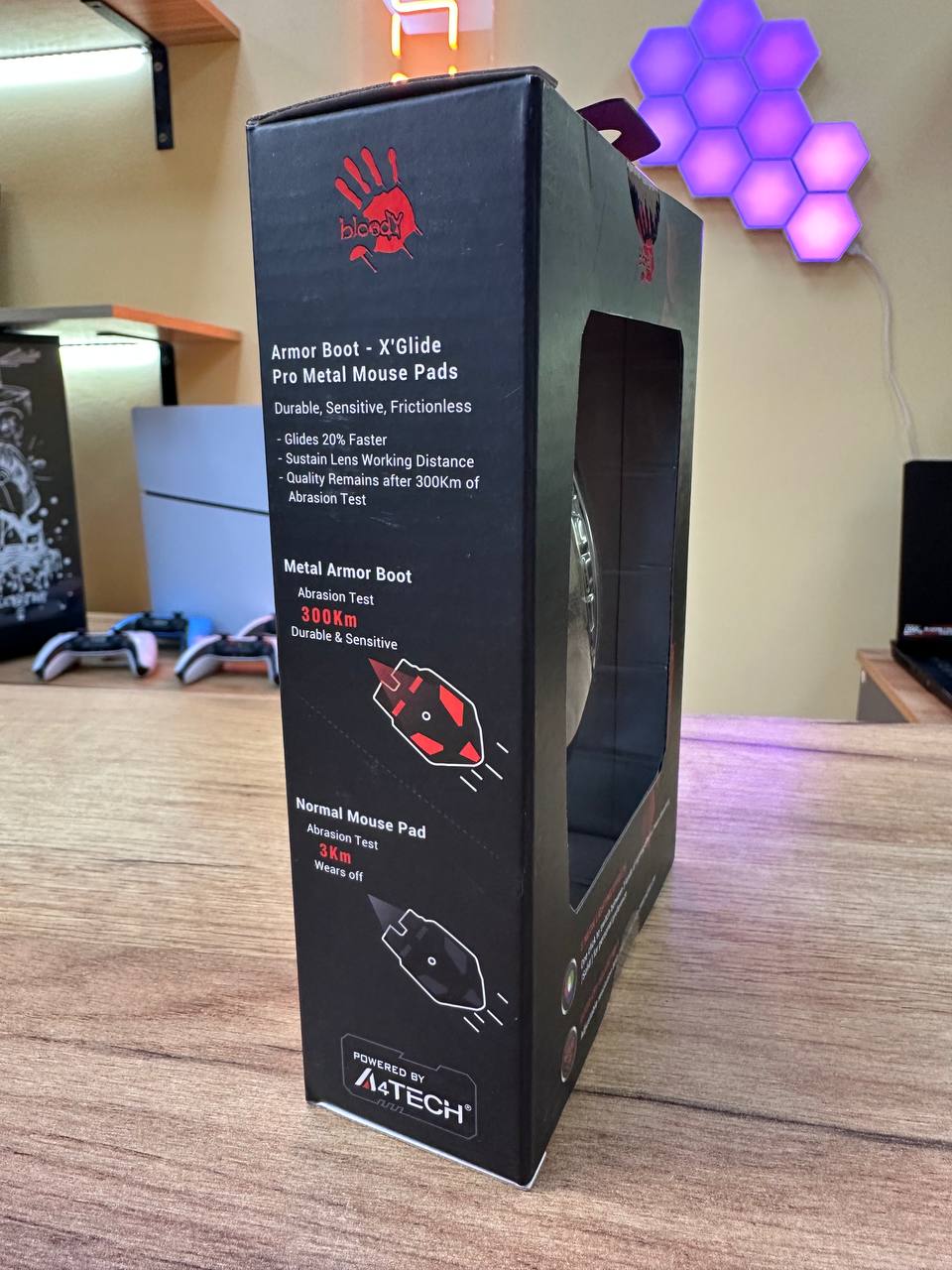 A4Tech Bloody Q50 Neon XGlide USB Black Ігрова мишка — фото 4