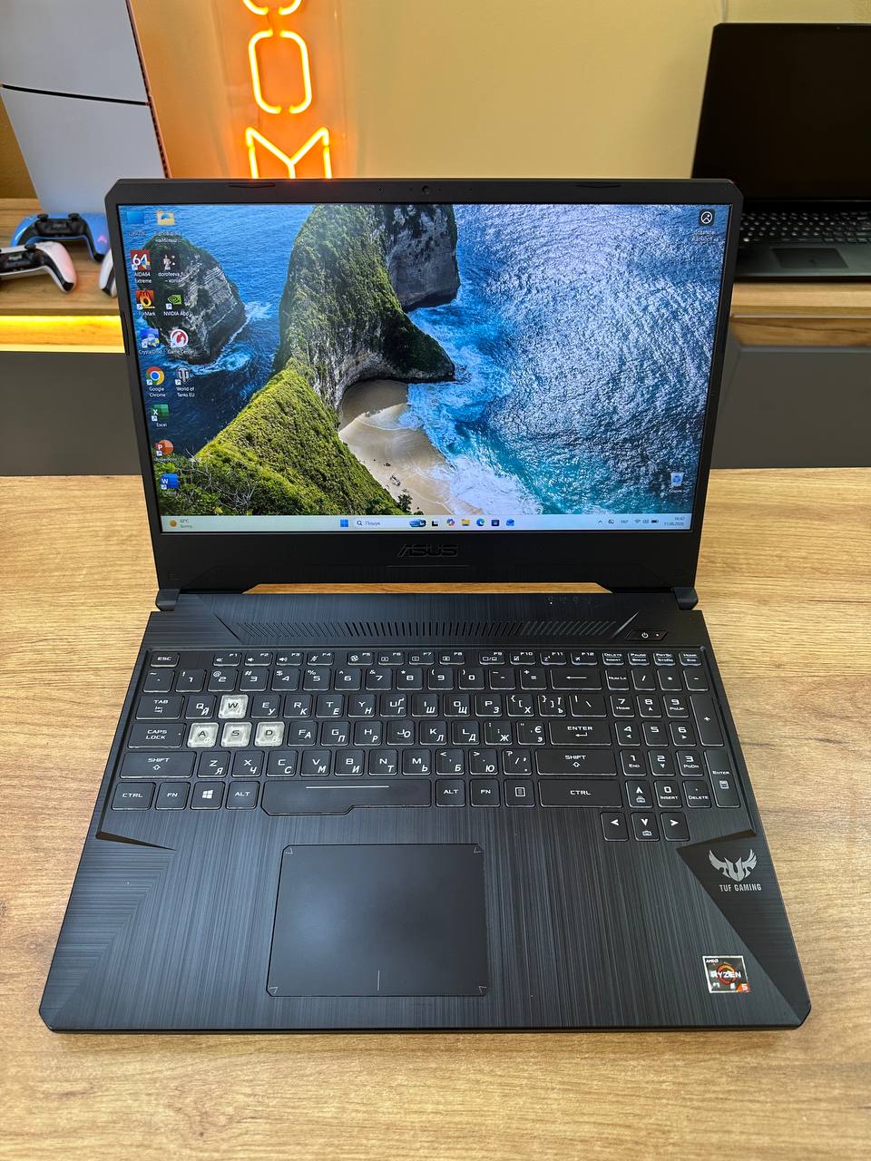 ASUS TUF Gaming FX505DT / Ryzen 5 3550H / GTX 1650 / 16 GB RAM / SSD 256 GB + HDD 640 GB — фото 8