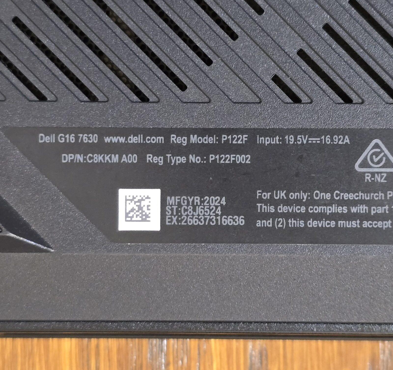 Dell G16 7630 i9-13900HX RTX 4070 16″ 2K 240Hz 16GB DDR5 1TB SSD — фото 10
