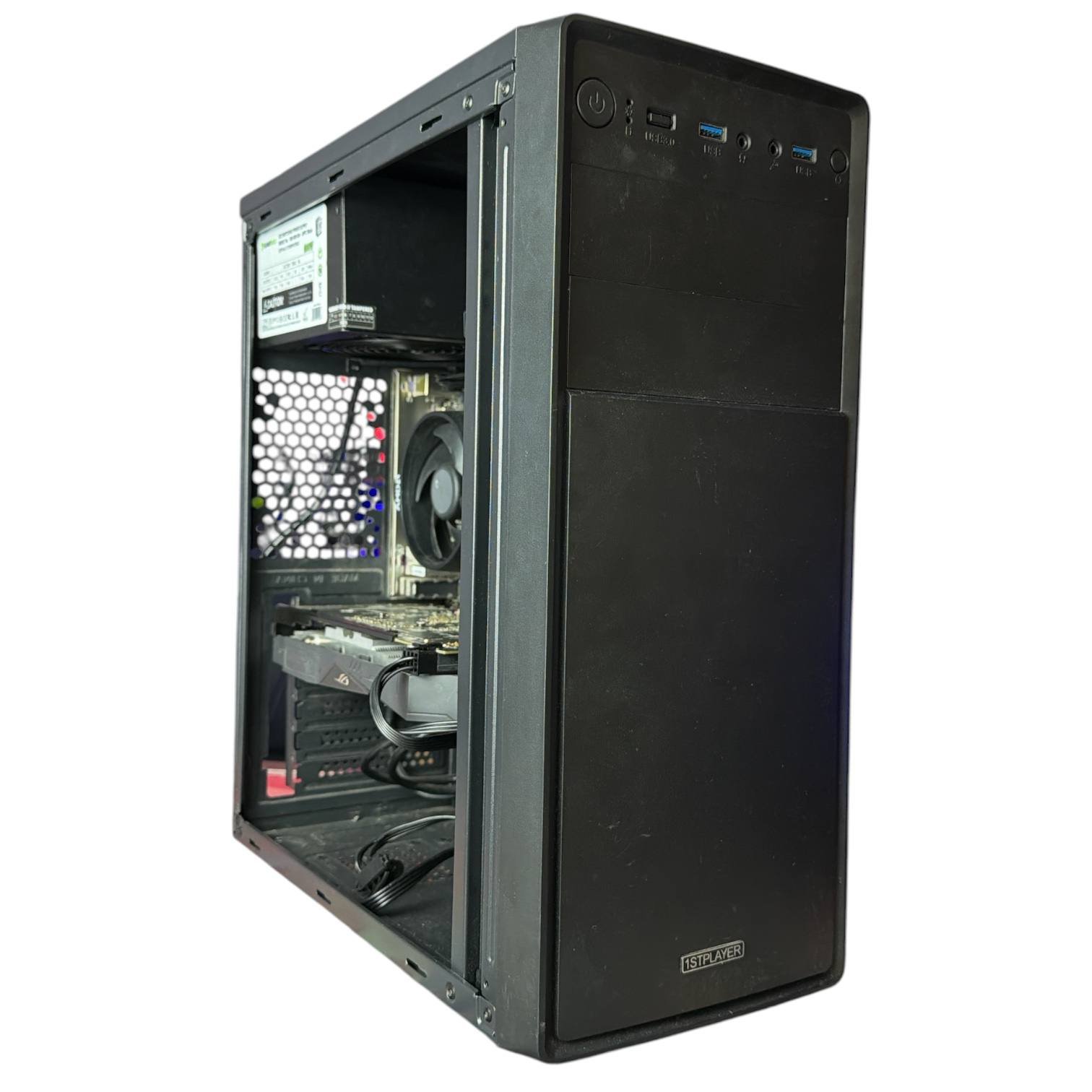 Ігровий Б/в ПК AMD Ryzen 3 3200G 8 GB RAM 120 GB SSD 320 GB HDD AMD Radeon RX 570 4 GB