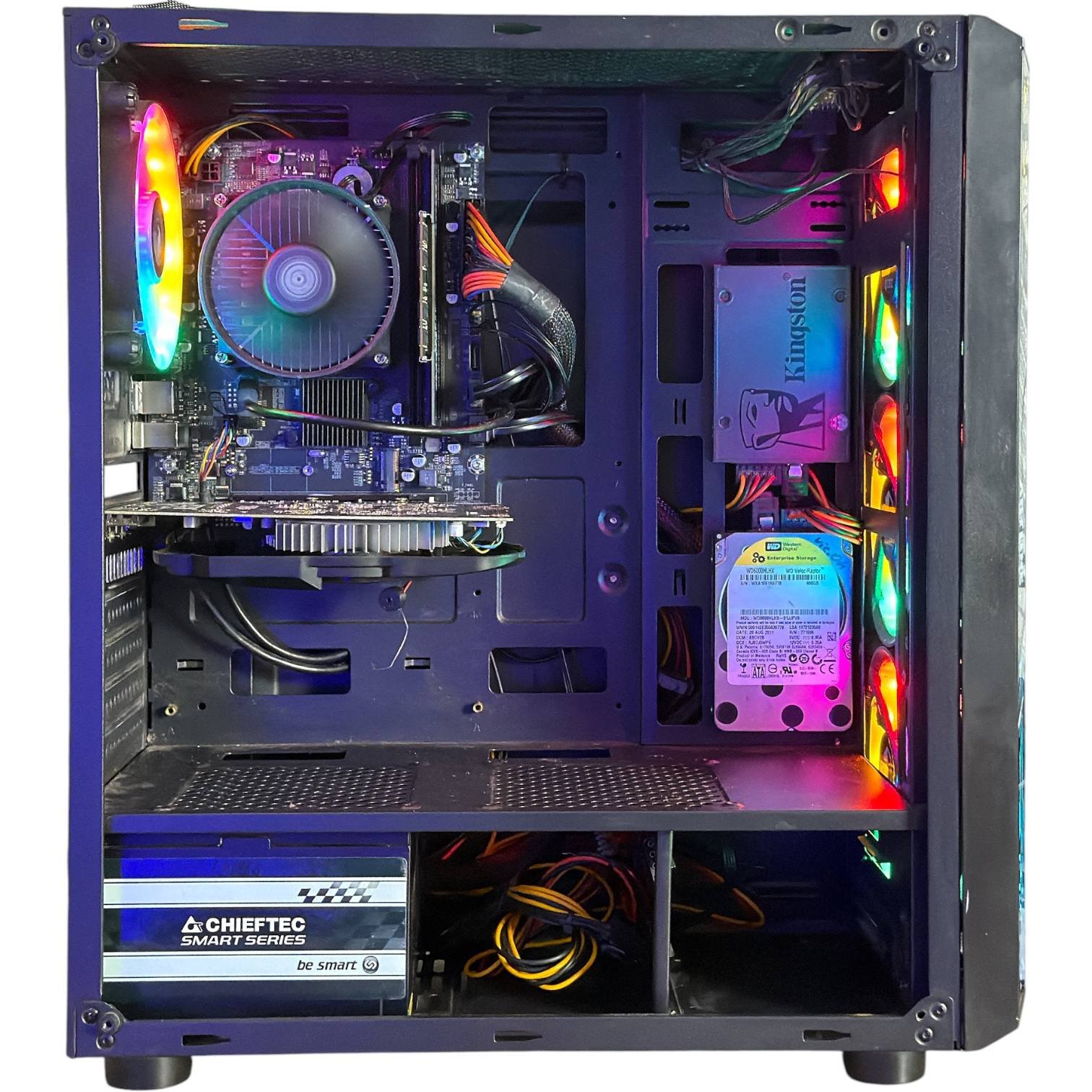 Ігровий Б/в ПК Intel Core i5-7500 16 GB RAM 240 GB SSD + 600 GB HDD AMD Radeon RX 550 4 GB — фото 3
