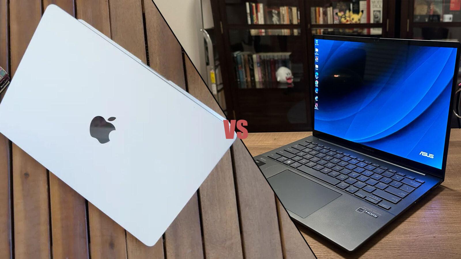 MacBook Air M3 vs ASUS Zenbook 14 — який ноутбук краще у 2025