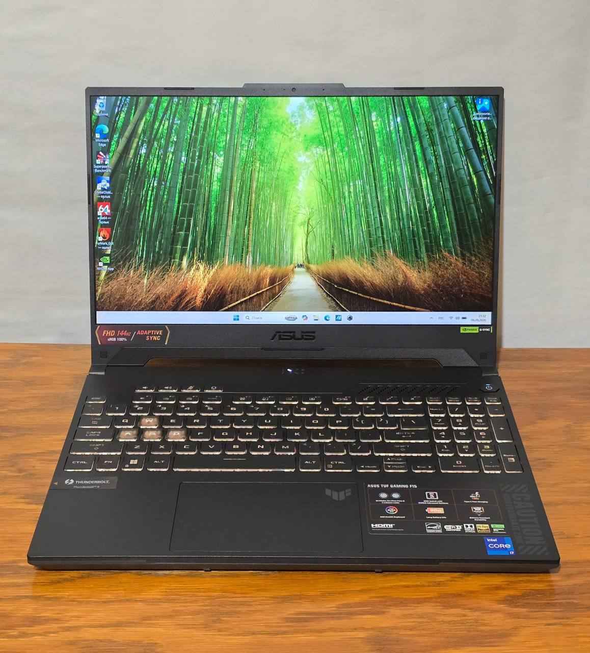 ASUS TUF F15 / i7-12700H / RTX 4070 / 16GB / SSD 1000GB / 144Hz