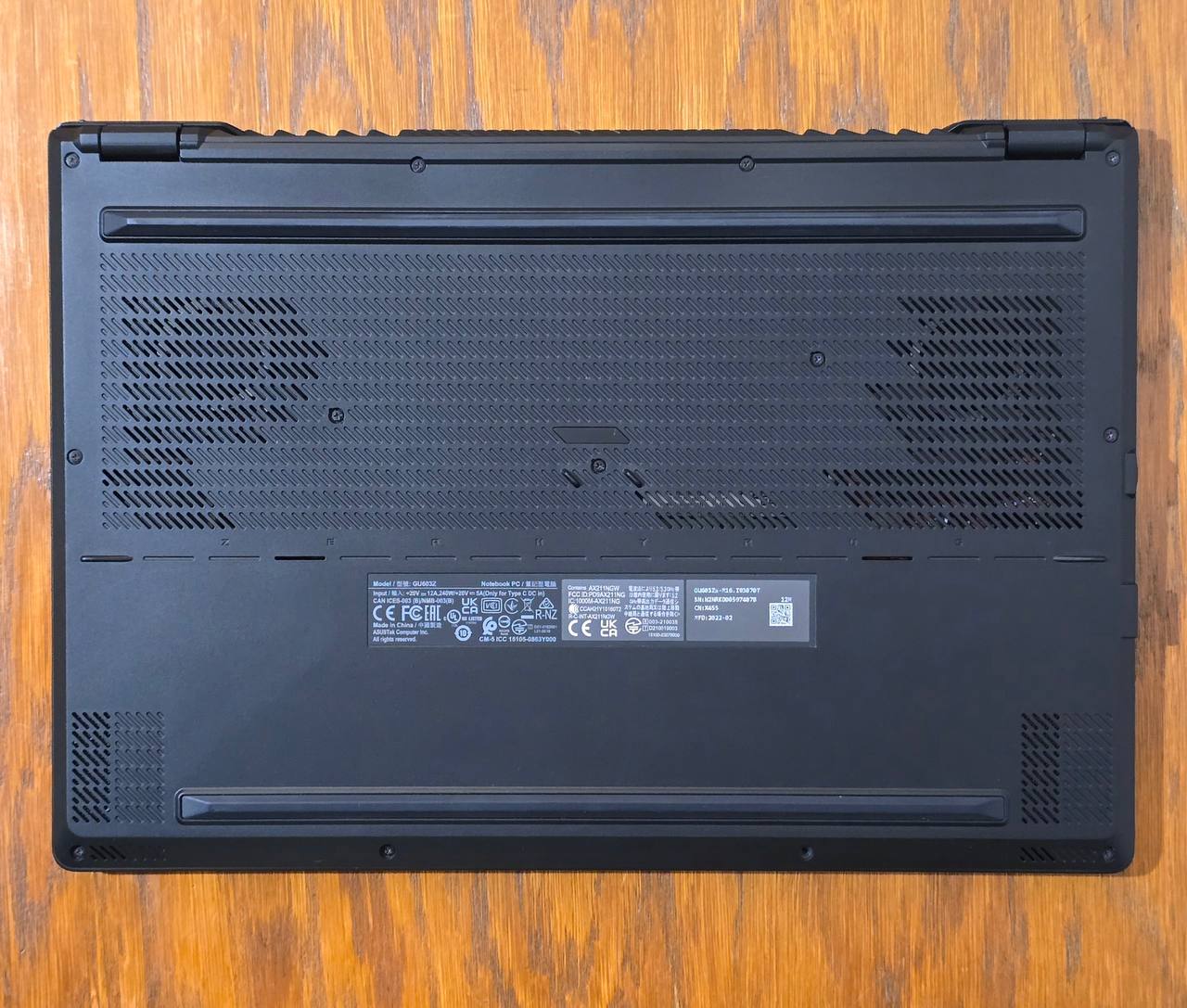 ASUS ROG Zephyrus M16 / i9-12900H / RTX 3070 TI / 16GB / SSD 1000GB / 165Hz — фото 8